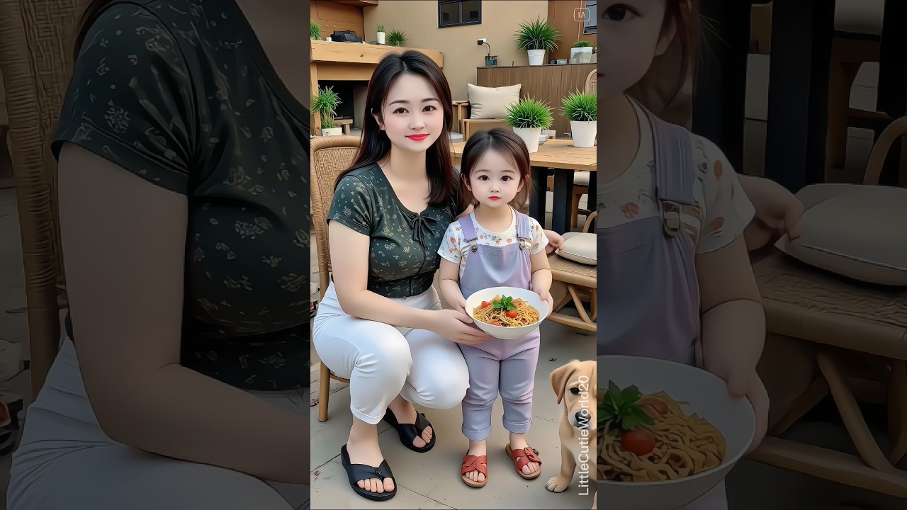 Beautiful Mom Teaches Baby About Filial Piety | Touching Parenting Moment