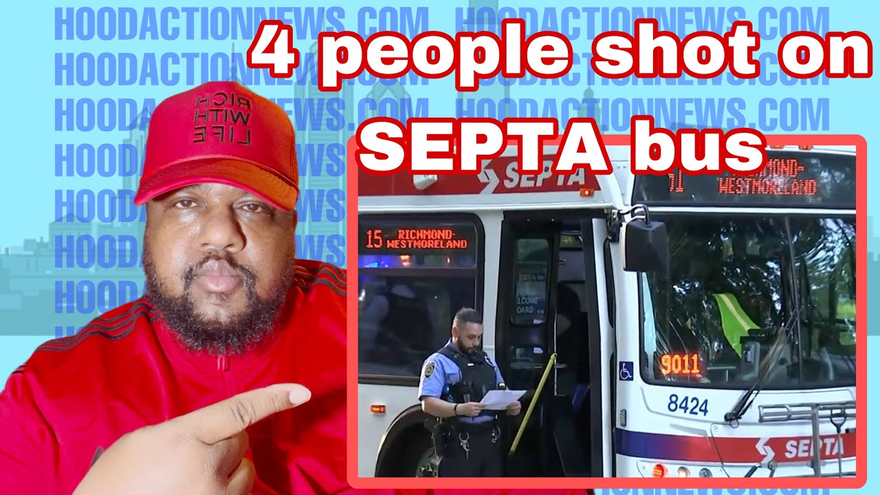 4 people shot on SEPTA bus in West Philadelphia - YouTube