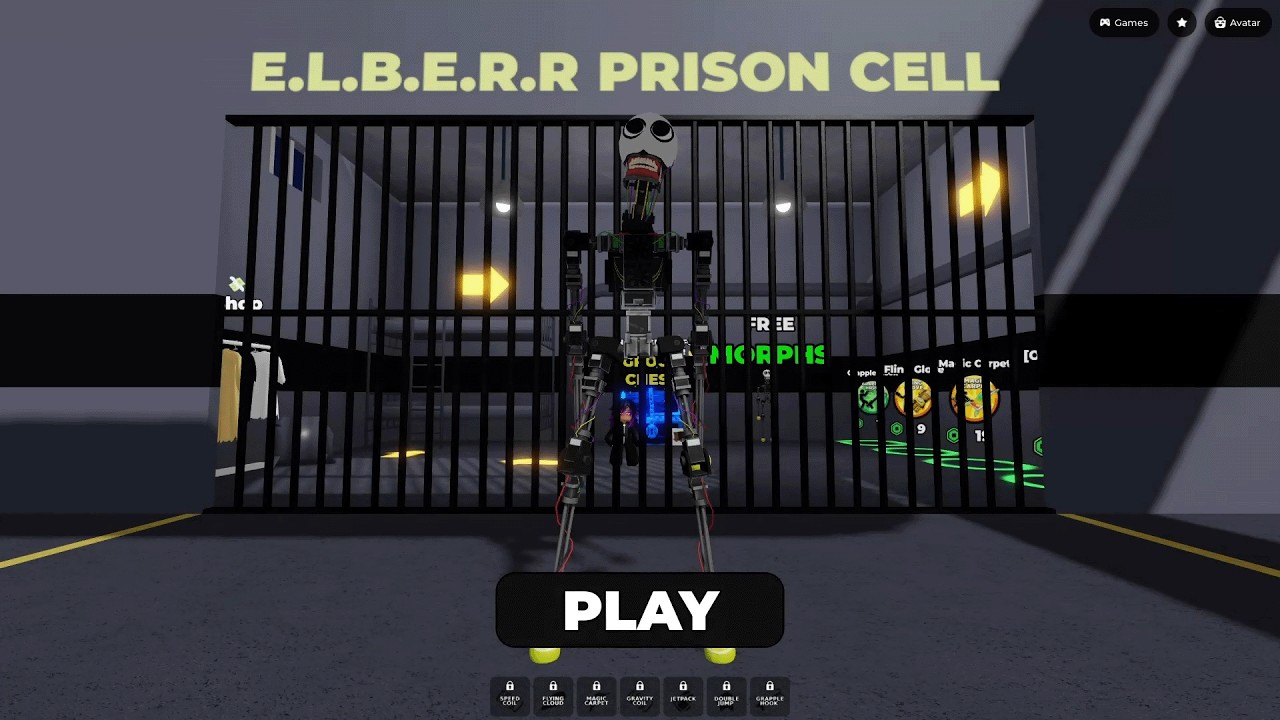 🤖 E.L.B.E.R.R PRISON RUN! (Obby) Full Walkthrough Roblox Gameplay 4k