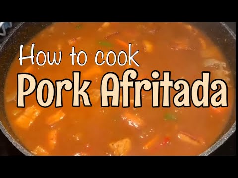 How to Cook Pork Afritada