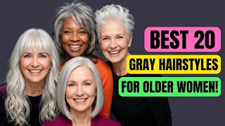 Top 20 Gray Hairstyles For Older Women: Best Silver Haircuts In 2026