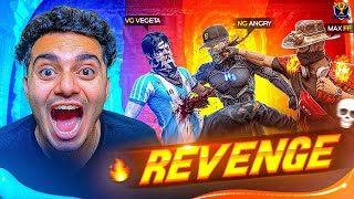MAX FF DOMINATES VG VEGETA 😭 & NG ANGRY 🤡| Revenge Match In BattleOrbit 🏆 screenshot 3