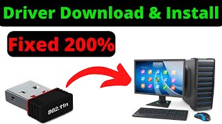 802.11n WiFi USB Adapter Driver Download & Install in Hindi🔥 USB WIFI 802.11 n Driver Windows 7/8/10 screenshot 5