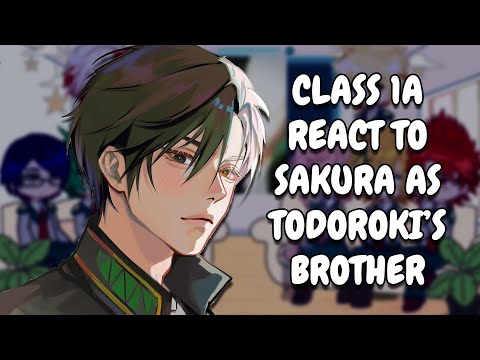 Class 1A React To Sakura Haruka As Todoroki S Brother MHA Windbreaker Gacha Club