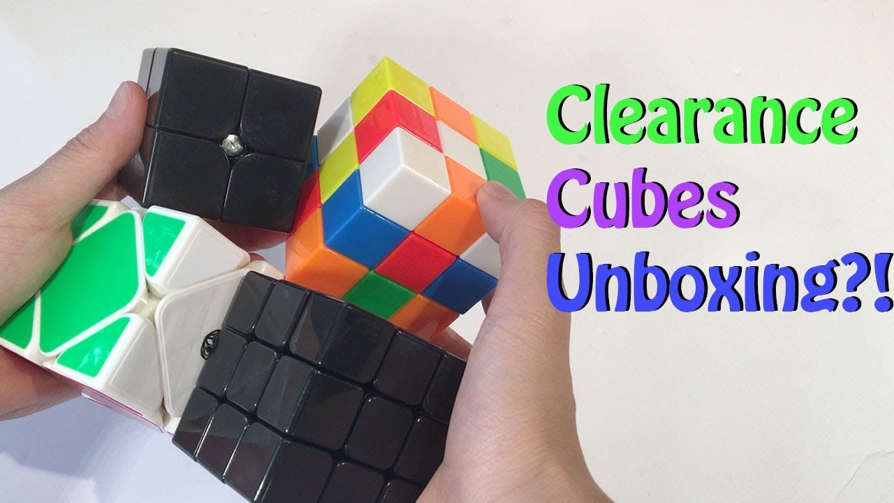 Clearance Cubes Unboxing?!? YouTube