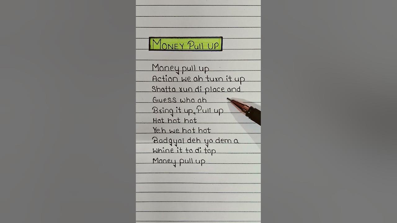 Money Pull Up (Lyrics) ~ Blaiz Fayah x Maureen 🖤 #lyrics # song
