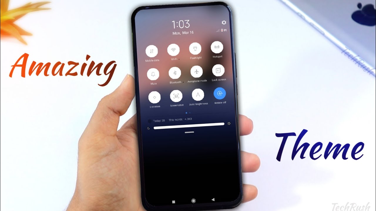 MiUi 11 Amazing THEME With Best Notification Bar and Live Wallpaper