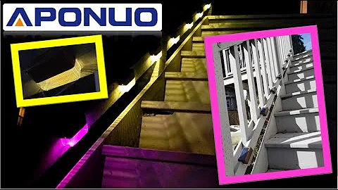 APONUO Solar Deck Lights Review