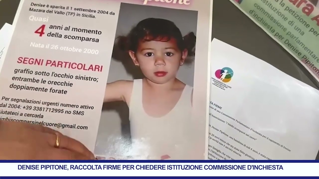 DENISE PIPITONE, NEI GIORNI SCORSI UNA RACCOLTA FIRME A MAZARA
