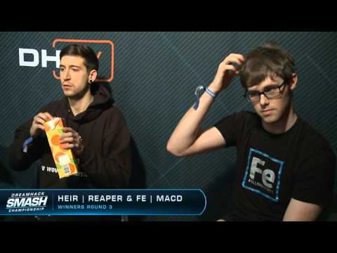 Fe | MacD Vs. HEIR | reaper - Winners Round 3 - Melee DHW15