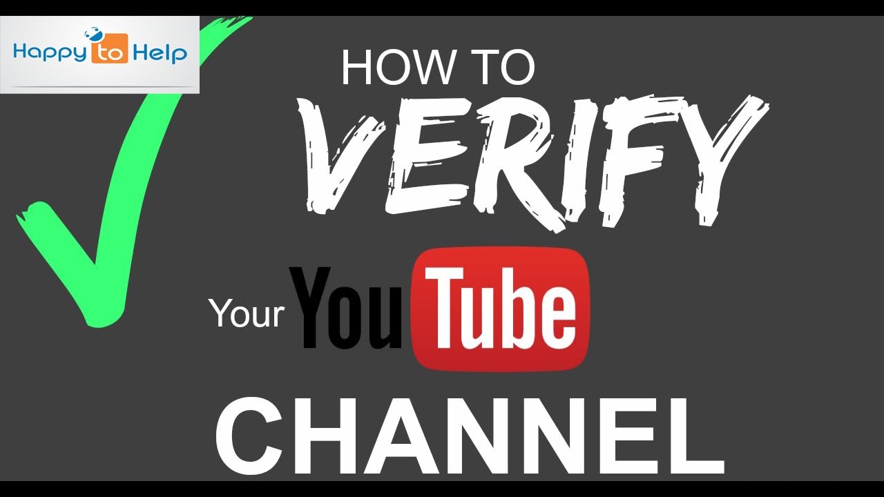 How to Verify your YouTube account YouTube