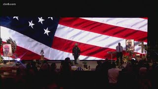 Funeral held for San Diego native, firefighter who died battling the El Dorado Fire