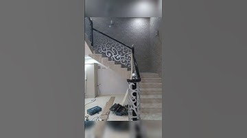 CNC stairs railing design #ytshort #shortvideo #ayanjagalsteel #short