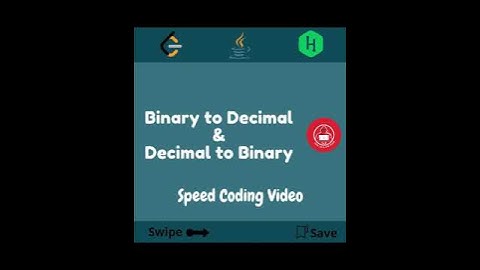 Binary to Decimal & Decimal to Binary | Java Coding | CodeJavaWithSaqib | No Audio Only Coding!