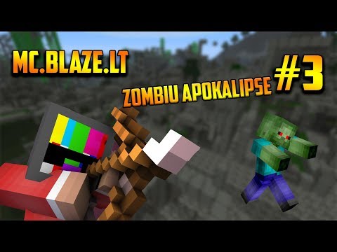 Zombių minigame #3 MC.Blaze.LT serveryje Minecraft