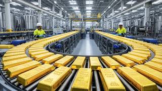 Inside the mega factory revealed secret smelting 24k gold dust into royal jewelry masterpieces