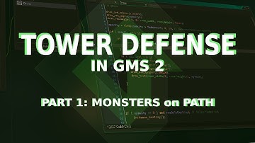 TOWER DEFENSE TUTORIAL in GMS2 - PART 1: MONSTERS on PATH