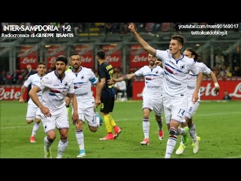 INTER-SAMPDORIA 1-2 - Radiocronaca di Giuseppe Bisantis (3/4/2017) da