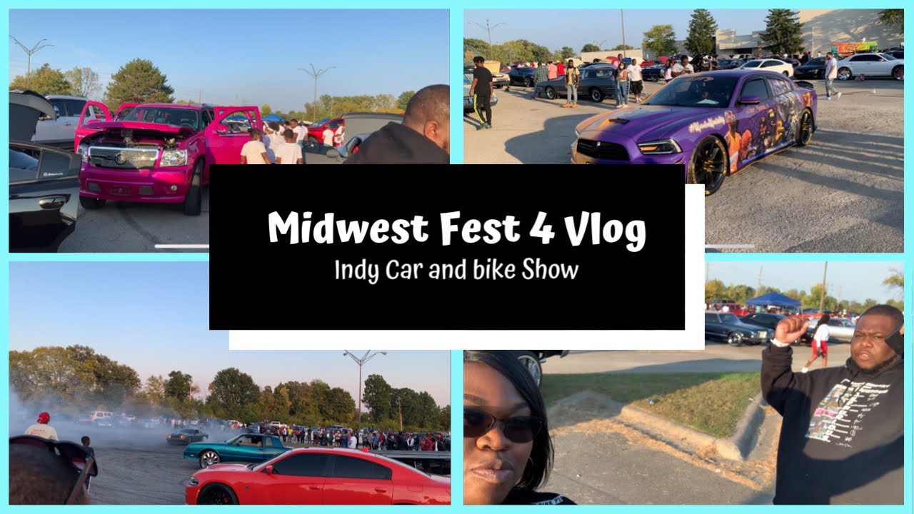 Midwest Fest 4 Indy Car and Bike Show | Kobe Bryant Car Tribute | My First Vlog