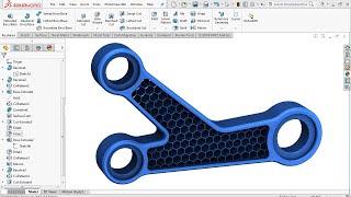 Lattice Bracket  SolidWorks Tutorial