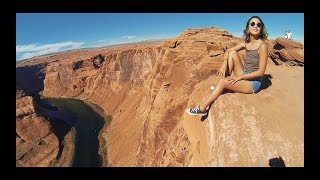 Между Аризоной и Невадой. Каньон Антилопы. Гремучая змея. Подкова Horseshoe bend. США. Часть 6.