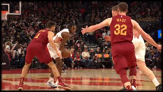 Quickley SETS UP Poeltl | RAPTORS vs CAVS