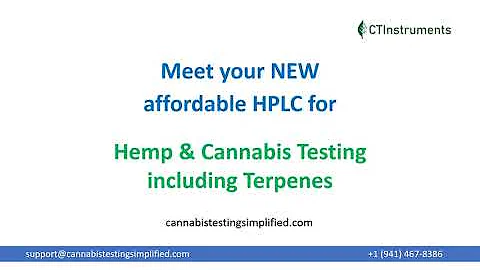 Cannabis Testing Simplified Hemp and Cannabis HPLC Analyzer Presentation 3