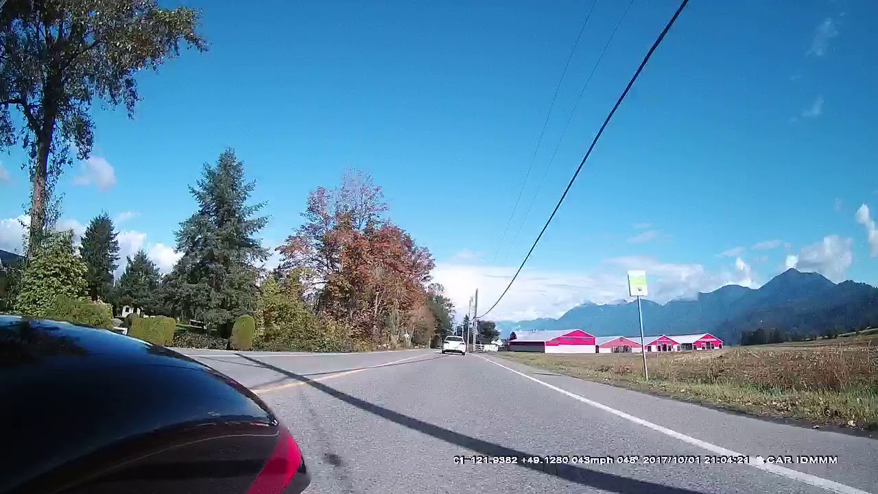 20171001 Vedder and Chilliwack River Rd Front Cam YouTube