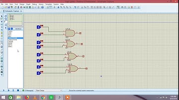 Logic gates AND, OR, NOR and XOR in proteus