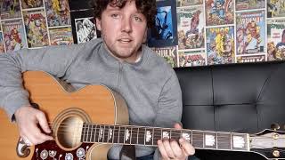 Video thumbnail of "Gerry Cinnamon sun queen solo"