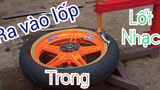 Bàn ra vào lốp tự chế ( homemade tire access table )