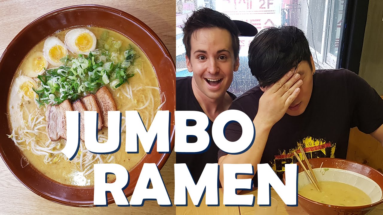 JUMBO RAMEN CHALLENGE! YouTube
