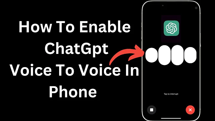 How to Enable ChatGPT Voice to Voice on Phone (iPhone & Android) | Talk To Chatgpt With Voice