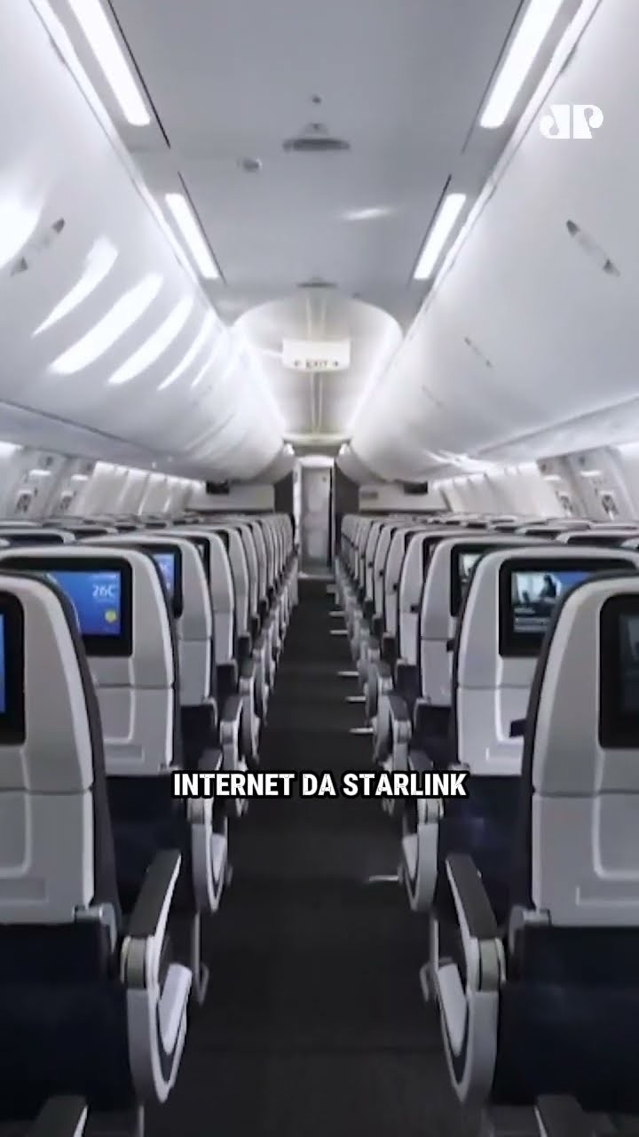 United Airlines terá internet da Starlink, de Elon Musk, em voos #Shorts