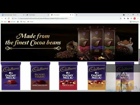 Cadbury Chocolate Website Program2
