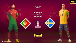 FIFA 23 | PORTUGAL vs. SWEDEN | RONALDO vs. IBRAHIMOVIC | FIFA WORLD CUP FINAL | [4K]