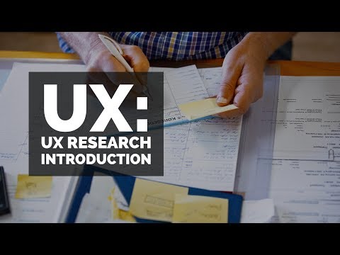 UX Research introduction - UX design course [8/29]