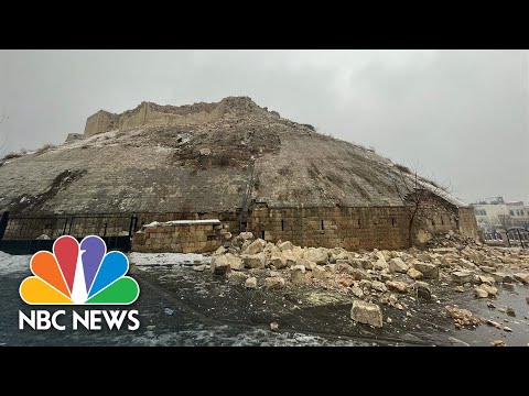 Historic Turkish castle damaged by 7.8 magnitude earthquake