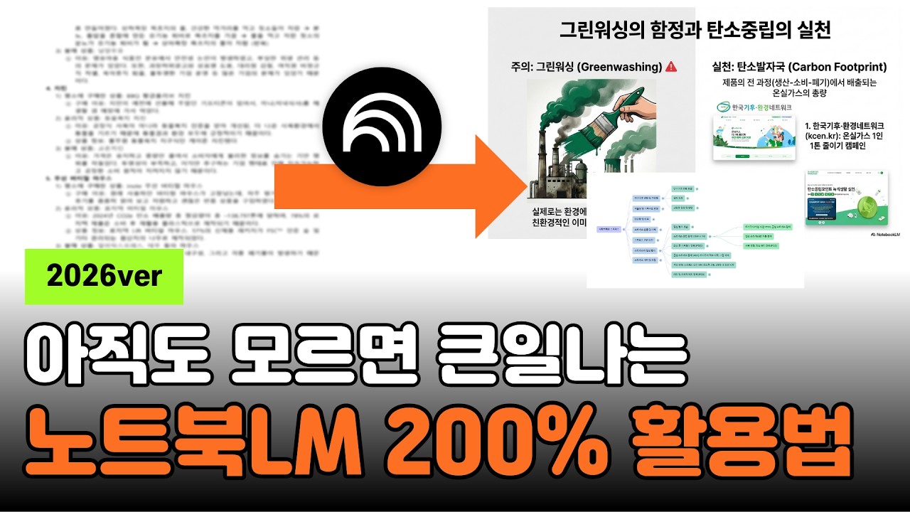 [100% 무료] 이 영상 하나면 노트북LM 전문가가 됩니다. 노트북LM 실전 활용법 7가지 (최신 버전)