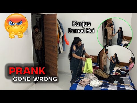 PRANK ON HUSBAND || Prank Gone Extremely Wrong 😨|| #prank - YouTube