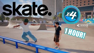 How to Get Infinite 4X Multiplier Glitch in Skate. ("On a Heater" Achievement)