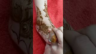 Simple Arabic Henna Design #mehndi #henna #dubai #style #fashion #song #mehandi #farheenscreation