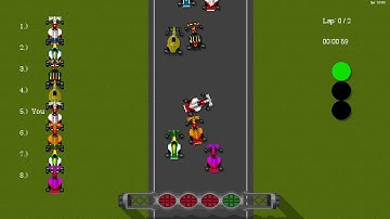 Gamemaker Top Down Racer Engine - Box2D physics - Car racing 2D