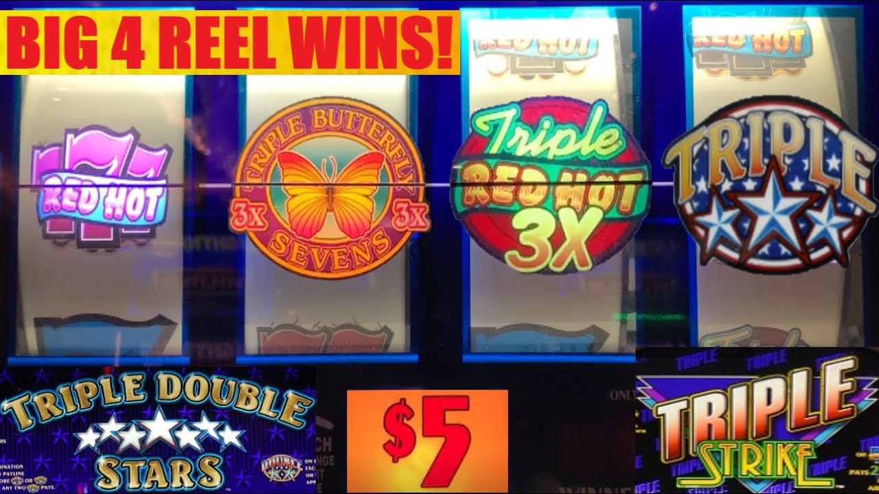 Случайная крупная ставка принесла свои плоды! Я неплохо выиграл, играя в 4-барабанные слоты в Тампе!