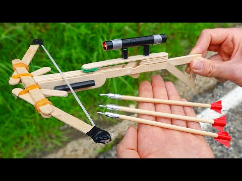 Делаем УБОЙНЫЙ шпионский арбалет  🏹🤯