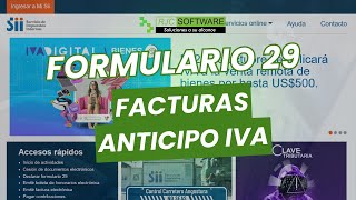 Formulario 29 Factura Iva Anticipado Para Carne O Harina En Rjc Software