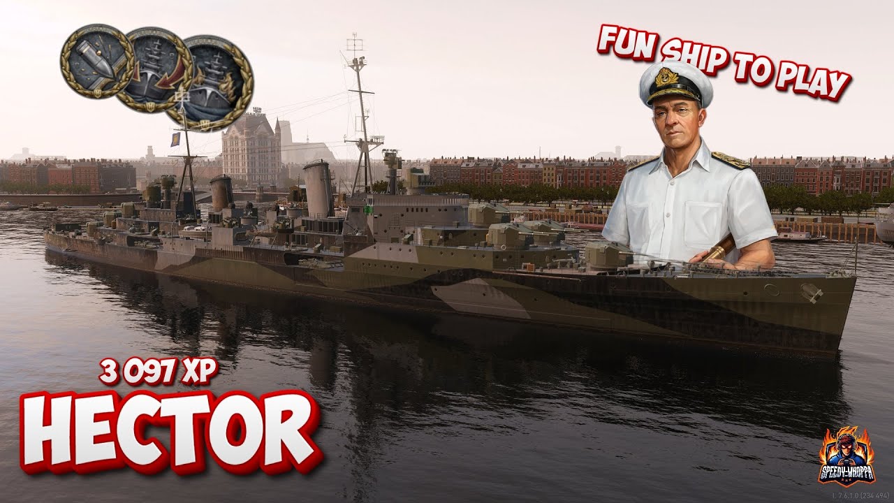 Hector is so much fun to play in World of Warships Legends 
