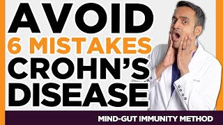 6 Mistakes to Avoid: Crohn's Inflammatory Bowel Disease SIBO, IMO, Candida, Leaky Gut, Zonulin Food