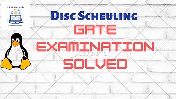 Disc scheduling in operating system GATE questions