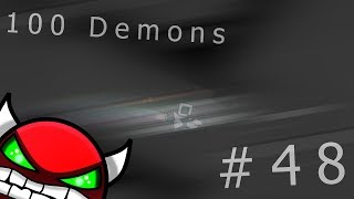 100 Demons! ~ GEOMETRY DASH PRIVATE SERVER 1.9! ~ LETS PLAY #48 ~ Columbine1999 ~ Easy Demon